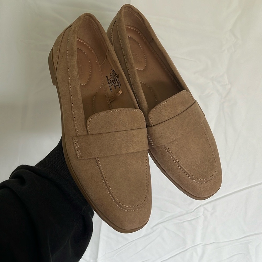 Taupe Loafers